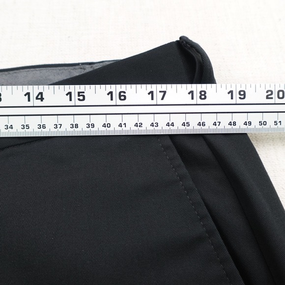 Haggar Dress Pants 38x32 Black Classic Fit No Iron Mid Rise Stretch Corporate - Picture 8 of 12